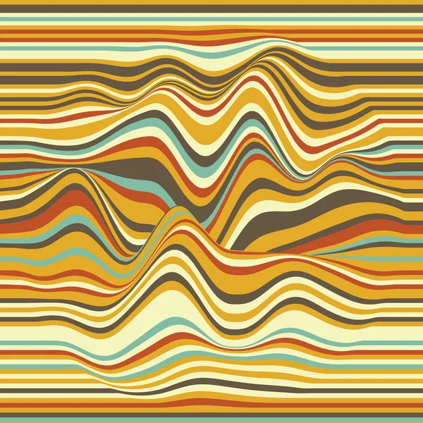 Fondo Rayas Vectoriales Ondas Color Abstractas Oscilación Onda Sonora Lineas — Archivo Imágenes Vectoriales
