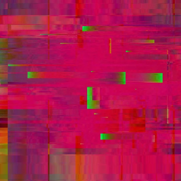 Sfondo Glitch Vettoriale Distorsione Dei Dati Dell Immagine Digitale Colorato — Vettoriale Stock