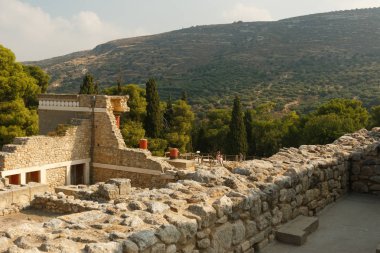 Knossos Sarayı kalıntıları, Kandiye Girit, Yunanistan