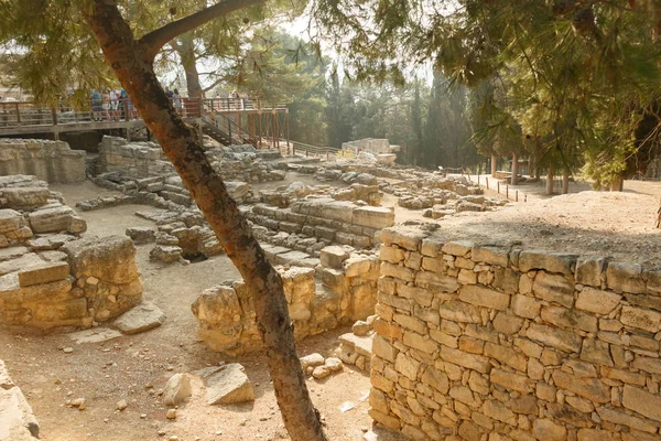 Knossos Palace Ruins, Heraklion Crete, Greece — Stock Photo, Image