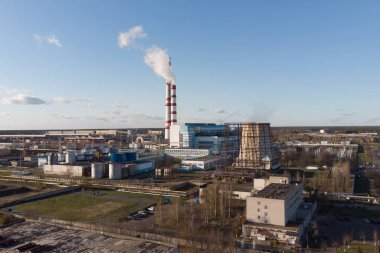 Termik santral borular.