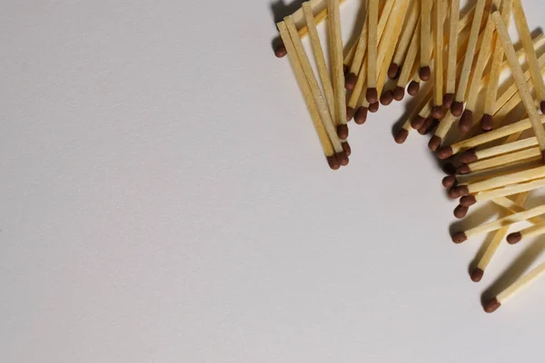 Matches on a white background. Isolate — Stock Photo, Image