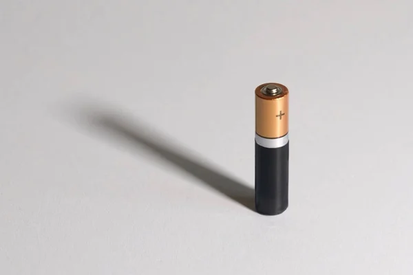 Element Baterii Bateria Białym Tle Izolacja — Zdjęcie stockowe