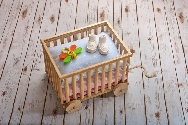 Pronti per i primi passi del bambino — Foto Stock