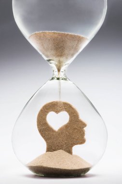 Time is love. Emotional intelligence clipart