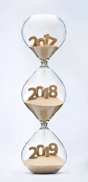 Przechodzi do nowego roku 2018 2019 — Zdjęcie stockowe