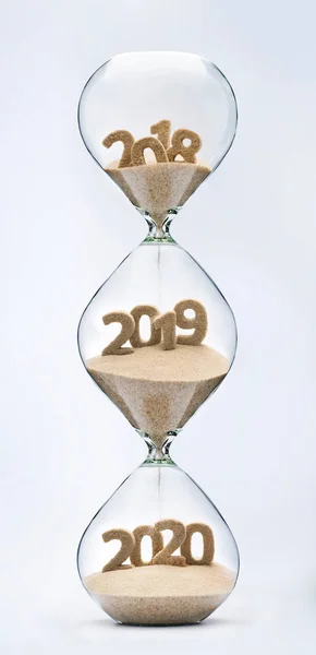 Pasando a Año Nuevo 2019, 2020 — Foto de Stock