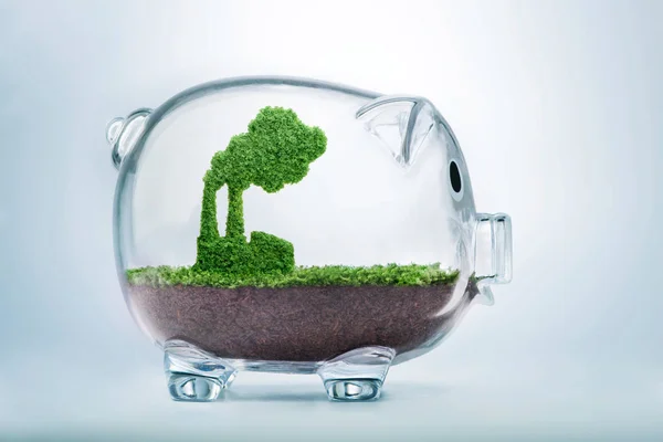 Növekvő eco ipar alap koncepció — Stock Fotó