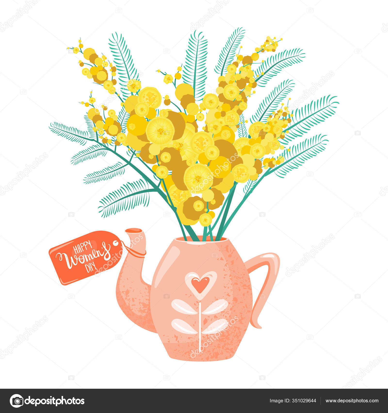 可爱的茶壶花束为黄色可折叠有字母3月8日国际妇女节贺卡白色背景的矢量说明 图库矢量图像 C Cocoart Ua 可爱的茶壶花束为黄色可折叠有字母3月8日国际妇女节贺卡白色背景的矢量说明 图库矢量图像 C Cocoart Ua