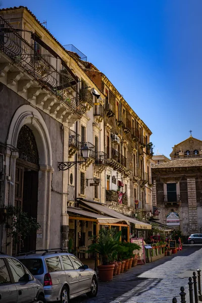 A view from the streets of Catania — 스톡 사진