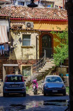 Catania sokaklarından bir manzara