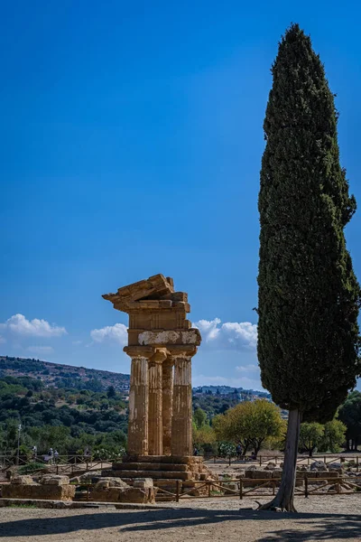 Vale dos templos em Agrigento — Fotografia de Stock