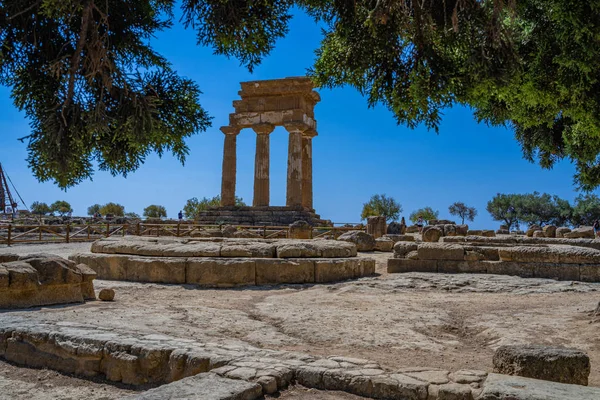 Vale dos templos em Agrigento — Fotografia de Stock