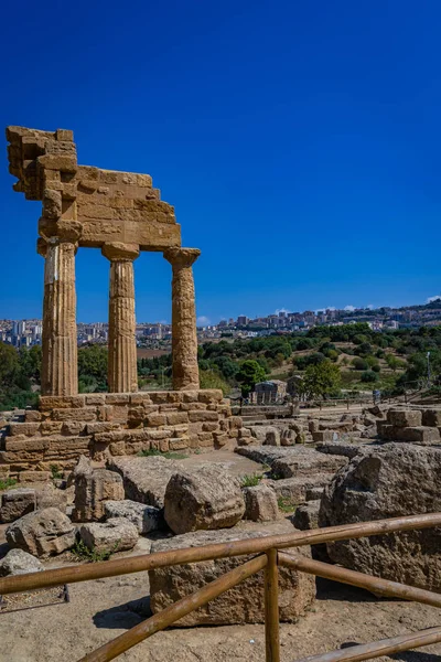 Vale dos templos em Agrigento — Fotografia de Stock