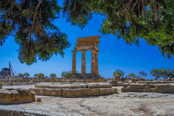 Vale dos templos em Agrigento — Fotografia de Stock