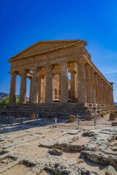 Vale dos templos em Agrigento — Fotografia de Stock