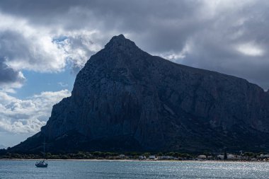 San Vito Lo Capo İtalya 'nın güzel manzarası)