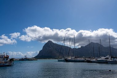 San Vito Lo Capo İtalya 'nın güzel manzarası)