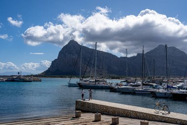 San Vito Lo Capo İtalya 'nın güzel manzarası)