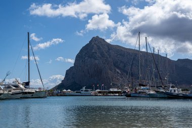 San Vito Lo Capo İtalya 'nın güzel manzarası)