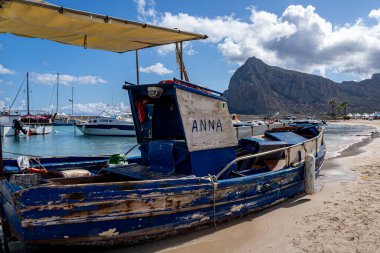 San Vito Lo Capo İtalya 'nın güzel manzarası)
