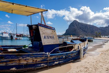 San Vito Lo Capo İtalya 'nın güzel manzarası)