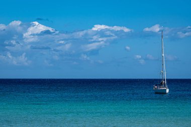 San Vito Lo Capo İtalya 'nın güzel manzarası)