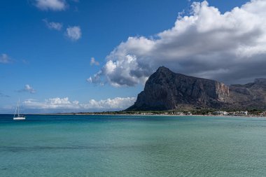 San Vito Lo Capo İtalya 'nın güzel manzarası)