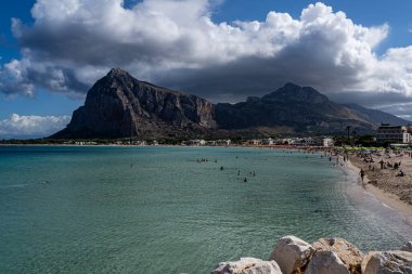 San Vito Lo Capo İtalya 'nın güzel manzarası)