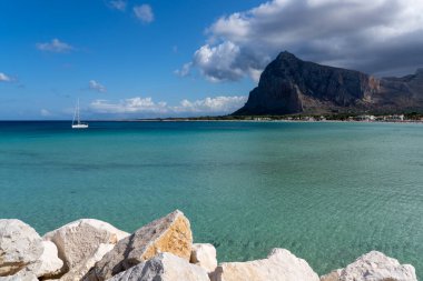 San Vito Lo Capo İtalya 'nın güzel manzarası)