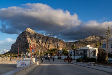San Vito Lo Capo İtalya 'nın güzel manzarası)