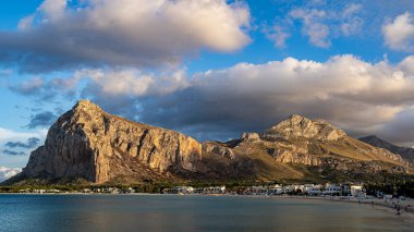 San Vito Lo Capo İtalya 'nın güzel manzarası)