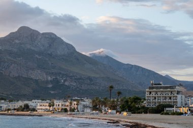 San Vito Lo Capo İtalya 'nın güzel manzarası)