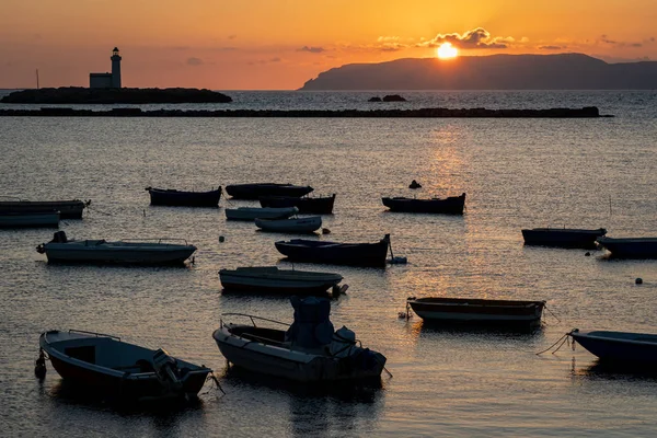 意大利特拉帕尼美丽的落日 — 图库照片