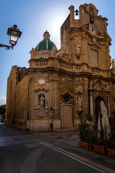 Veduta Trapani Sicilia — Foto Stock