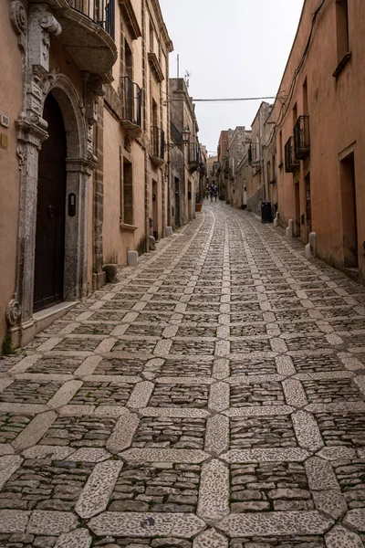 Bellissimo Borgo Collinare Erice Sicilia — Foto Stock