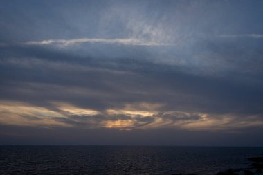 Marsala İtalya 'da gün batımı