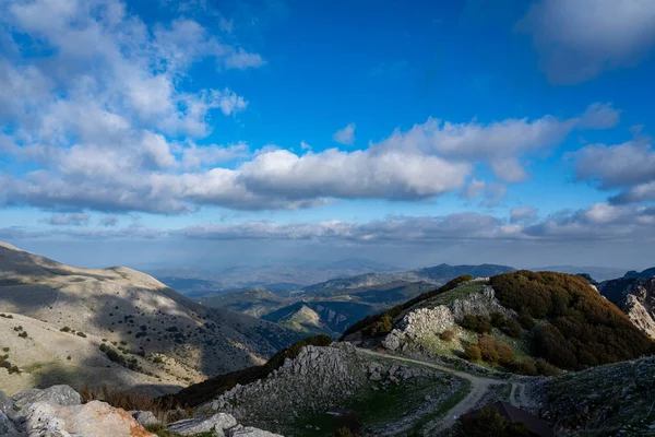 Madonie Parkı Collesano İtalya (Sicilya)
