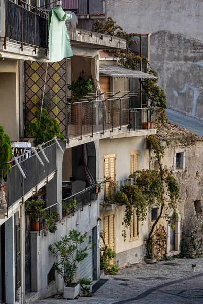 Das Schöne Castelmola Italien Sizilien — Stockfoto