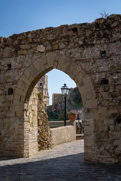 Savoca Italya Sicilya Baba Filmiyle Tanınır — Stok fotoğraf