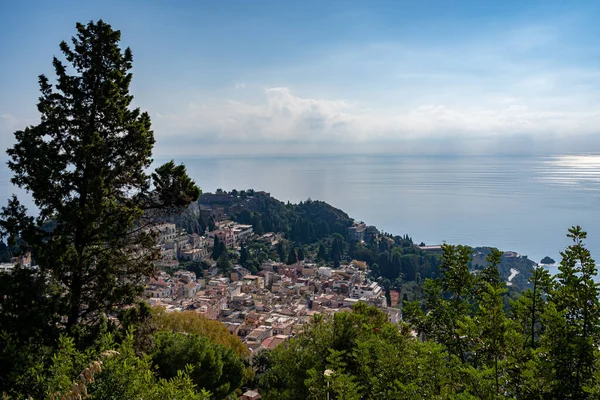 Όμορφη Ταορμίνα Ιταλίας Σικελία — Φωτογραφία Αρχείου