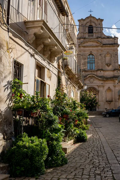 Splendida Chiesa Scicli Sicilia — Foto Stock