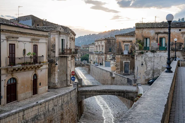 Vista Dall Assolutamente Mozzafiato Scicli Italia Sicilia — Foto Stock