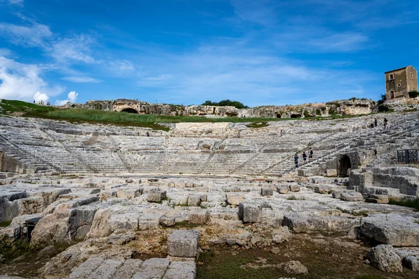 Archaeological Park Syracuse Italy Sicily — Stock Photo, Image