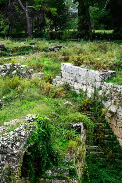 Parque Arqueológico Siracusa Itália Sicília — Fotografia de Stock