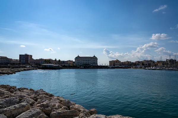 Baai Van Syracuse Italië Sicilië — Stockfoto