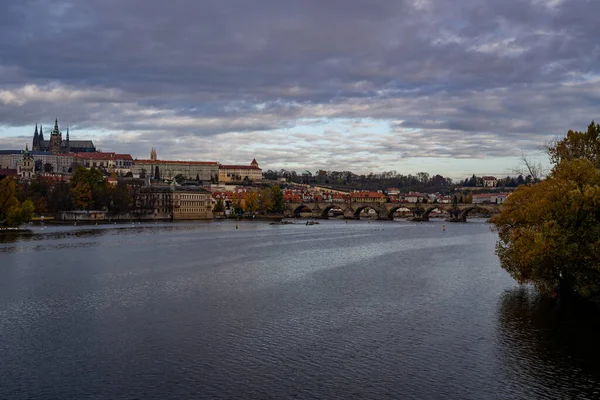 Kilátás Prága Cseh Köztársaság 2019 Ben — Stock Fotó