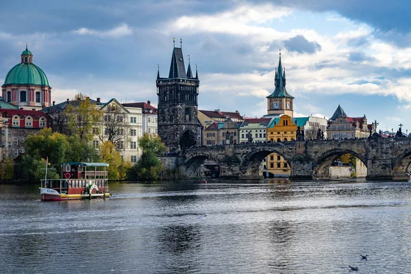 Pemandangan Praha Republik Ceko Pada Tahun 2019 Stok Gambar Bebas Royalti