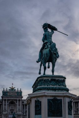 Viyana Avusturya 'da güzel bir heykel