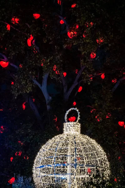 Viyana Avusturya Noel sahnesinin manzarası